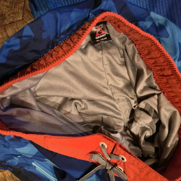 Lot Of 2 Gerry Boys Swim Trunks 18/20 XL Like New EUC Spring Upf 50+ Sun Spring - Picture 6 of 12